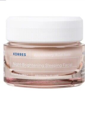 NIB Korres Wild Rose Night-Brightening Sleeping Facial - Vitamin C - Sealed